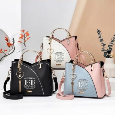 Sac à Main Femme "Jésus" Bicolore | Une Parole d'Amour