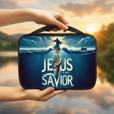 Housse de Protection Bible "Jesus is my Savior" | Une Parole d'Amour