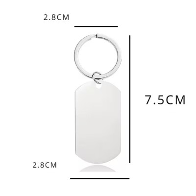 Porte-clés Jésus en acier inoxydable | Une Parole d'Amour