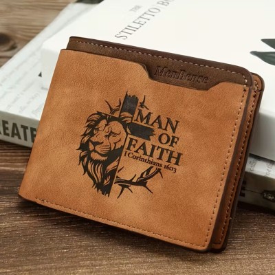 Portefeuille Homme Man of Faith Lion | Une Parole d'Amour