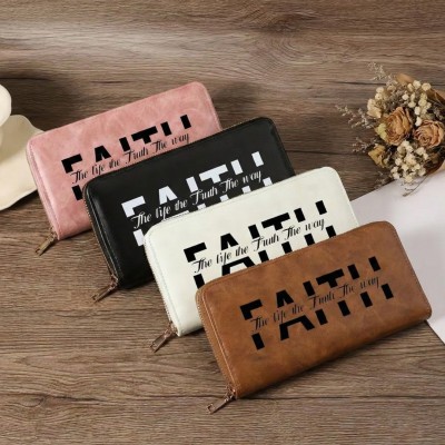 Portefeuille Long Femme FAITH | Une Parole d'Amour