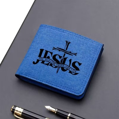 Portemonnaie Jésus en toile | Une Parole d'Amour