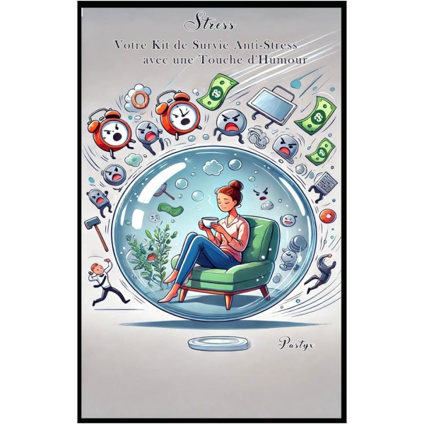 Livre "Stress: Votre Kit de Survie Anti-Stress avec une Touche d'Humour" | Une Parole d'Amour