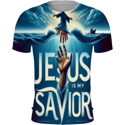 T-Shirt "Jesus is my Savior" - Style Spirituel | UPA