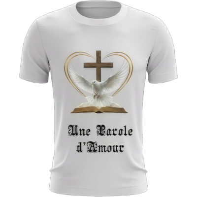 T-Shirt "Une Parole d'Amour" - Collection Chrétienne | UPA